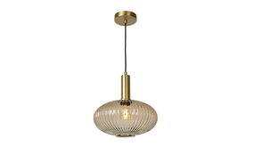Lucide LED Hanglamp MALOTO - Â¯30cm - E27 fitting - Amber