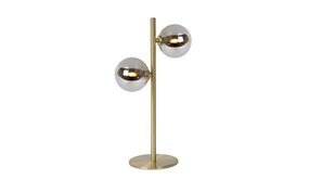 Lucide LED Tafellamp TYCHO mat goud - 2x G9 fitting - FumÃƒÂ©