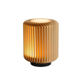 Lucide LED Tafellamp TURBIN mat goud - 5W 3000K