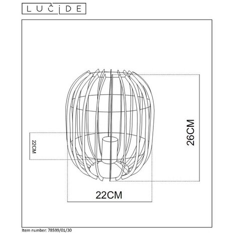 Lucide LED Tafellamp REDA zwart - 1x E27 fitting Lucide LED Tafellamp REDA zwart - 1x E27 fitting