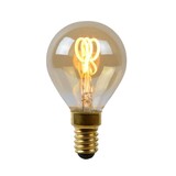 Lucide LED Filament lamp dimbaar - E14 P45 3W 2200K - Amber