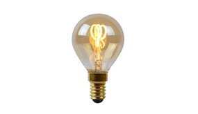 Lucide LED Filament lamp dimbaar - E14 P45 3W 2200K - Amber Lucide LED Filament lamp dimbaar - E14 P45 3W 2200K - Amber