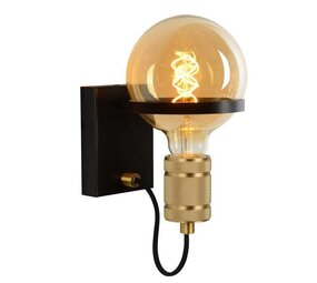 Lucide LED Wandlamp OTTELIEN zwart - 1x E27 fitting