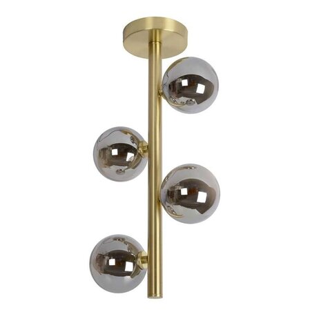 Lucide LED Plafondlamp TYCHO mat goud - 4x G9 fitting