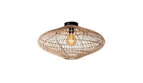 Lucide LED Plafondlamp MAGALI - 1x E27 fitting - Licht hout