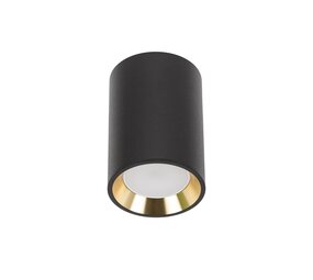 Spectrum voor de installateur LED plafondspot CHLOE MINI - 1x GU10 aansluiting - Zwart/goud