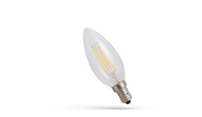 Spectrum voor de installateur: Betaalbare kwaliteit en veelzijdige LED-oplossingen LED Lamp C35 - E14 fitting - 4W Filament - 4000K helder wit licht