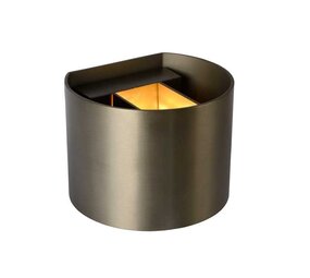 Lucide LED Wandlamp XIO koffie - 4W vervangt 40W - 2700K warm wit licht - dimbaar