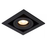 Lucide LED Inbouwspot Vierkant Armatuur - Modern Chimney Zwart  | GU10 Fitting - Geschikt voor Hue Lucide LED Inbouwspot Vierkant Armatuur - Modern Chimney Zwart  | GU10 Fitting - Geschikt voor Hue