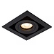 Lucide LED Inbouwspot Vierkant Armatuur - Modern Chimney Zwart | GU10 Fitting - Geschikt voor Hue Lucide LED Inbouwspot Vierkant Armatuur - Modern Chimney Zwart | GU10 Fitting - Geschikt voor Hue