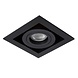 Lucide LED Inbouwspot Vierkant Armatuur - Modern Chimney Zwart | GU10 Fitting - Geschikt voor Hue Lucide LED Inbouwspot Vierkant Armatuur - Modern Chimney Zwart | GU10 Fitting - Geschikt voor Hue