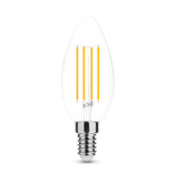 LED Filament kaarslamp dimbaar - E14 C35 7W - 2700K warm wit licht