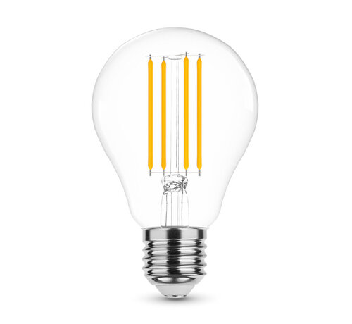 Modee Lighting LED Filament lamp dimbaar - E27 A60 8W - 4000K helder wit licht