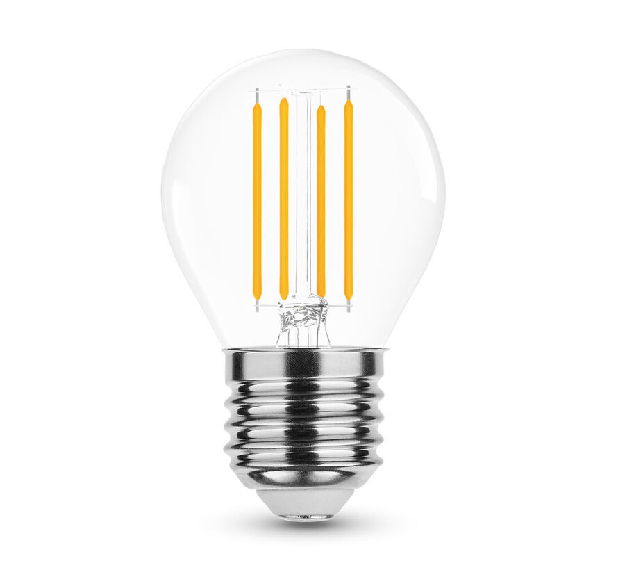 LED Filament lamp - E27 G45 4W - 2700K warm wit licht