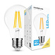 LED Filament Lamp E27 Modee A60 - 4W 470Lm - 2700K 827 Warm Wit - Helder Glas | Niet Dimbaar - Vervangt 40W Gloeilamp LED Filament Lamp E27 Modee A60 - 4W 470Lm - 2700K 827 Warm Wit - Helder Glas | Niet Dimbaar - Vervangt 40W Gloeilamp