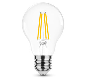 LED Filament lamp - E27 A60 4W - 4000K helder wit licht