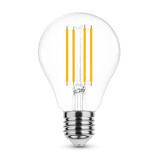 LED Filament lamp - E27 A60 8W - 4000K helder wit licht
