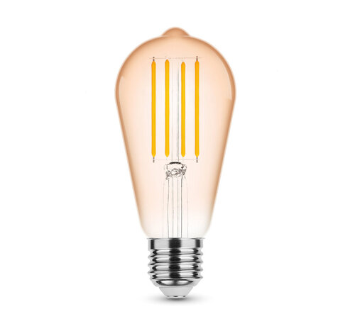 Modee Lighting LED Filament lamp - E27 ST58 4W - 1800K zeer warm wit licht
