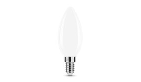 LED Filament lamp - E14 C35 7W - 4000K helder wit licht - Melkglas