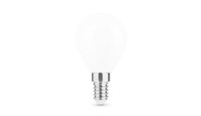 LED Filament lamp - E14 G45 7W - 4000K helder wit licht - Melkglas