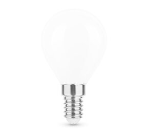LED Filament lamp - E14 G45 7W - 4000K helder wit licht - Melkglas
