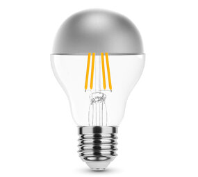 LED Filament kopspiegellamp - E27 A60 4W - 2700K warm wit licht