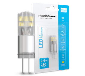 LED G4 - 2,4W 230lm - 2700K warm wit licht - 12V AC/DC