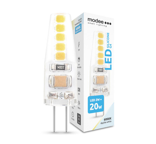 Modee Lighting LED G4 - 2W 180lm - 6000K daglicht wit - 12V AC/DC