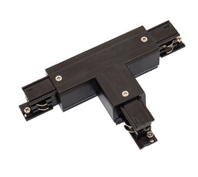 Spectrum voor de installateur LED Railspot 3F - T-verbinding zwart  - SPS 2 connector T Links