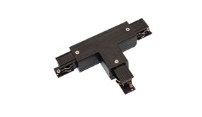 Spectrum voor de installateur 3-Fase Spanningsrail toebehoren | T verbinding T2 - Koppelstuk - Rechts voeding SPS 2 Connector - Zwart