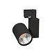 Spectrum voor de installateur LED Trackrailspot 27W - 3fase - Fruit spot - Zwart  - CRI90>