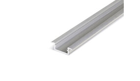 LCB LED Europe  Aluminium U-profiel plat inbouw zilver - 1000*9*12mm
