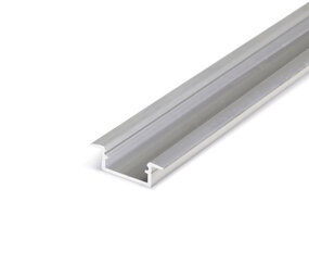 LCB LED Europe  Aluminium U-profiel plat inbouw zilver - 1000*9*12mm