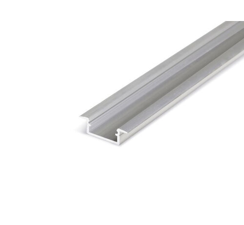 Aluminium U-profiel plat inbouw zilver - 1000*9*12mm