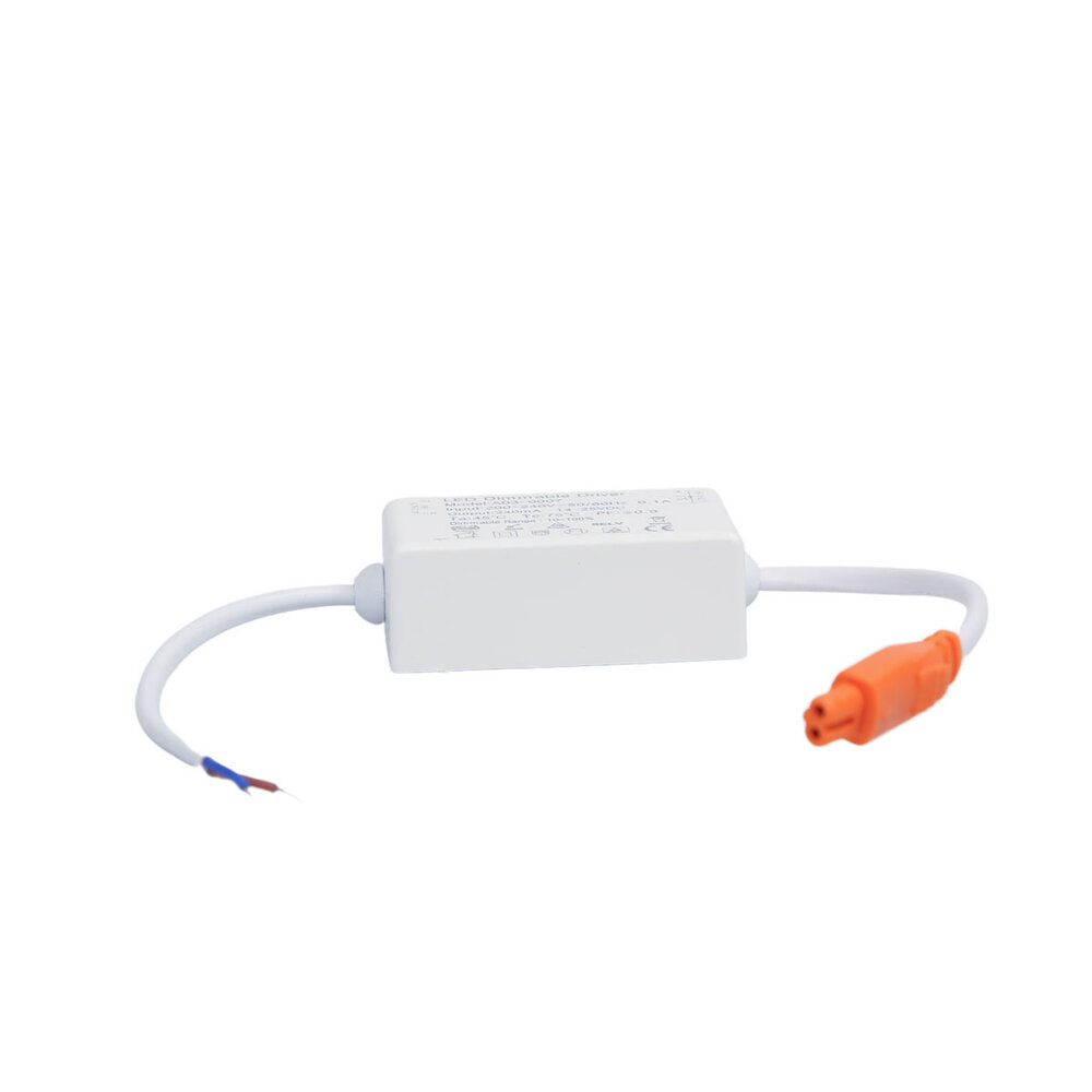 LCB LED Europe LED Inbouwspot IP65 - Wit 82mm - 5W 500LM - 2700K 827 Warm Wit | Zaagmaat 75mm - Triac Dimbaar | 230v LCB LED Europe LED Inbouwspot IP65 - Wit 82mm - 5W 500LM - 2700K 827 Warm Wit | Zaagmaat 75mm - Triac Dimbaar | 230v