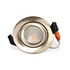LCB LED Europe Dimbare LED Inbouwspot IP65 - RVS Zilver 82mm - 5W 500LM - 2700K 827 Warm Wit | Zaagmaat 75mm - TRIAC DIM | 230v LCB LED Europe Dimbare LED Inbouwspot IP65 - RVS Zilver 82mm - 5W 500LM - 2700K 827 Warm Wit | Zaagmaat 75mm - TRIAC DIM | 230v