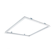 LED paneel inbouw - 60x60cm Inbouw Framesysteem - Wit aluminium