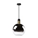 Lucide LED Hanglamp Eettafel - JULIUS ZWART / GOUD - 20cm | E27 fitting - Glas Zwart Smoked / Fume Lucide LED Hanglamp Eettafel - JULIUS ZWART / GOUD - 20cm | E27 fitting - Glas Zwart Smoked / Fume