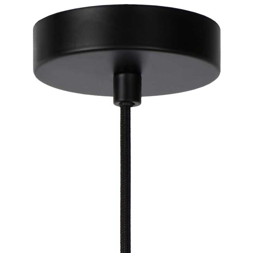 Lucide LED Hanglamp JULIUS zwart Â¯20 - 7x E27 fitting - FumÃƒÂ©