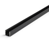 LCB LED U-profiel - Diep - Aluminium Mat zwart | 2 Meter - Binnenmaat 2000 x 12 x 16MM - Buitenmaat 2000 x 16 x 16MM LCB LED U-profiel - Diep - Aluminium Mat zwart | 2 Meter - Binnenmaat 2000 x 12 x 16MM - Buitenmaat 2000 x 16 x 16MM