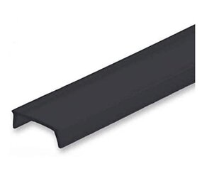 LCB LED Europe  Afdekkap Difuser - Opaal Zwart PC cover - PMMA | 2 meter - Geschikt voor alu profiel model Diep en Plat