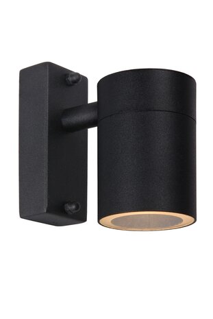 Lucide ARNE-LED - Wandspot Buiten - ¯ 6,3 cm - LED - GU10 - 1x5W 2700K - IP44 - Zwart Lucide ARNE-LED - Wandspot Buiten - ¯ 6,3 cm - LED - GU10 - 1x5W 2700K - IP44 - Zwart