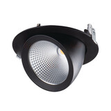 Kanlux LED Downlight Kantelbaar - Banaanspot Mat Zwart - 23W 2530Lm  - 4000K Koel Wit  |  3 jaar garantie Kanlux LED Downlight Kantelbaar - Banaanspot Mat Zwart - 23W 2530Lm  - 4000K Koel Wit  |  3 jaar garantie