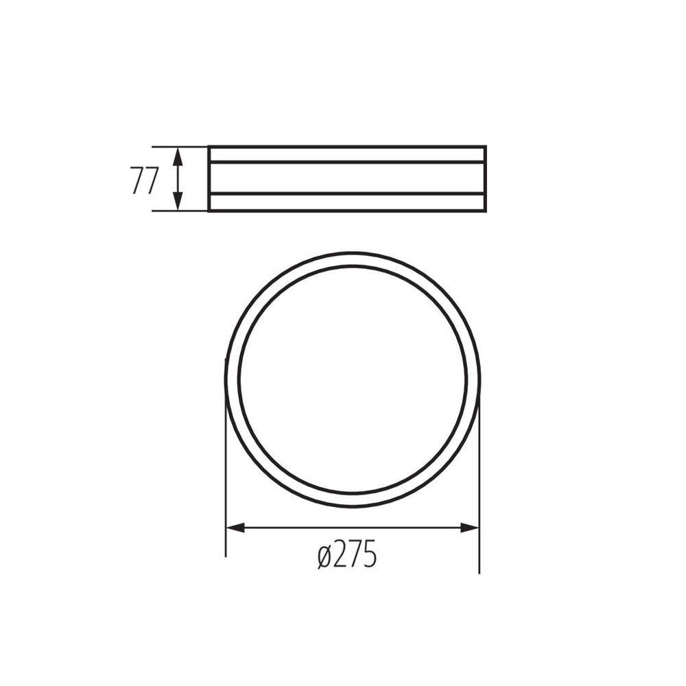 Kanlux LED Plafondlamp JASMIN Â¯375mm - E27 aansluiting