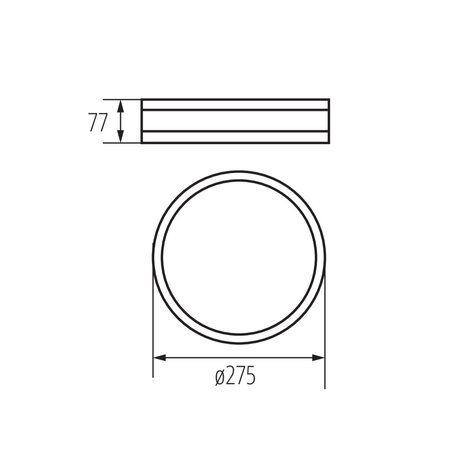 Kanlux LED Plafondlamp JASMIN Â¯375mm - E27 aansluiting