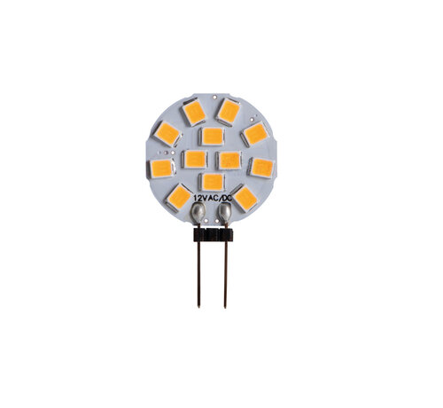 LED G4 12V 1,2W - 3000K warm wit licht