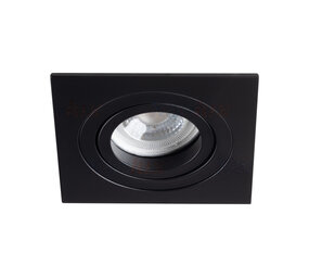 Kanlux LED inbouwspot Premium zwart - Zaagmaat 74-80mm buitenmaat 90x90mm