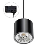 Spectrum voor de installateur LED Plafondspot CHLOE - GU10 AR111 - excl. LED spot - Track - Zwart rond