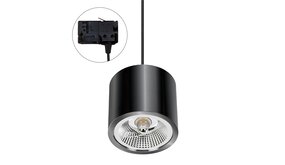Spectrum voor de installateur: Betaalbare kwaliteit en veelzijdige LED-oplossingen LED Plafondspot CHLOE - GU10 AR111 - excl. LED spot - Track - Zwart rond