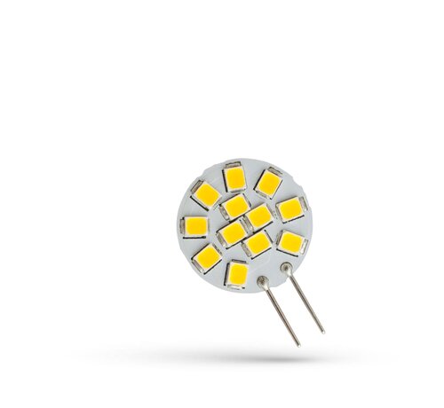 LED G4 12V 1,2W 12 LED WW 20MM SPECTRUM